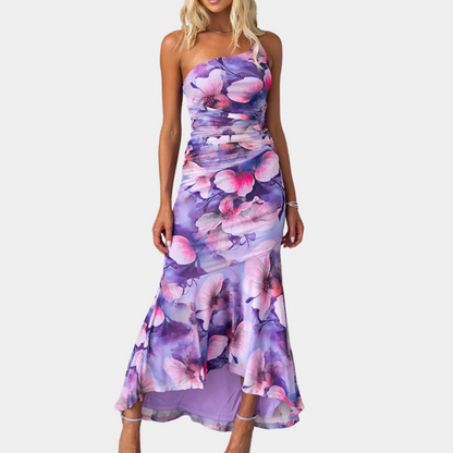 Norelya | Vestido Asimétrico Mujer – Elegante y Sofisticado