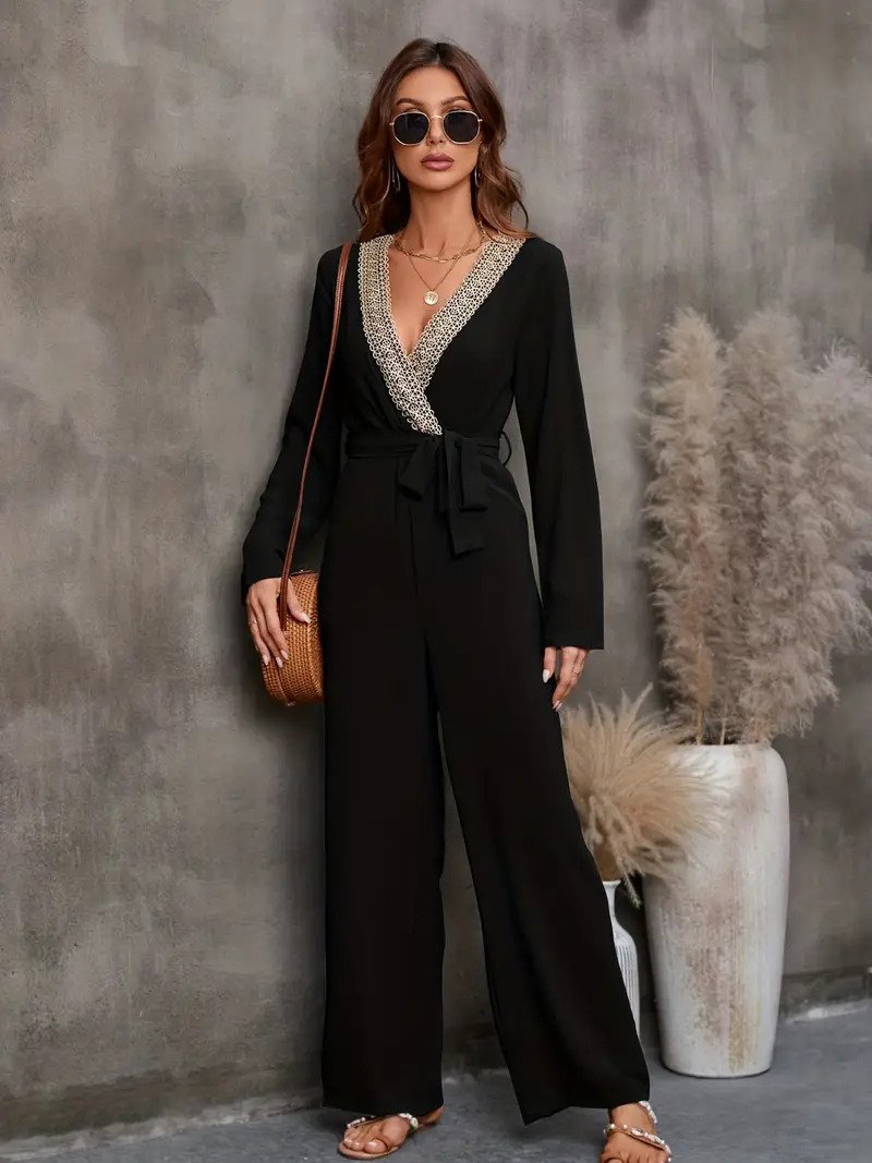 Norelya | Jumpsuit Elegante de Manga Larga para Mujer