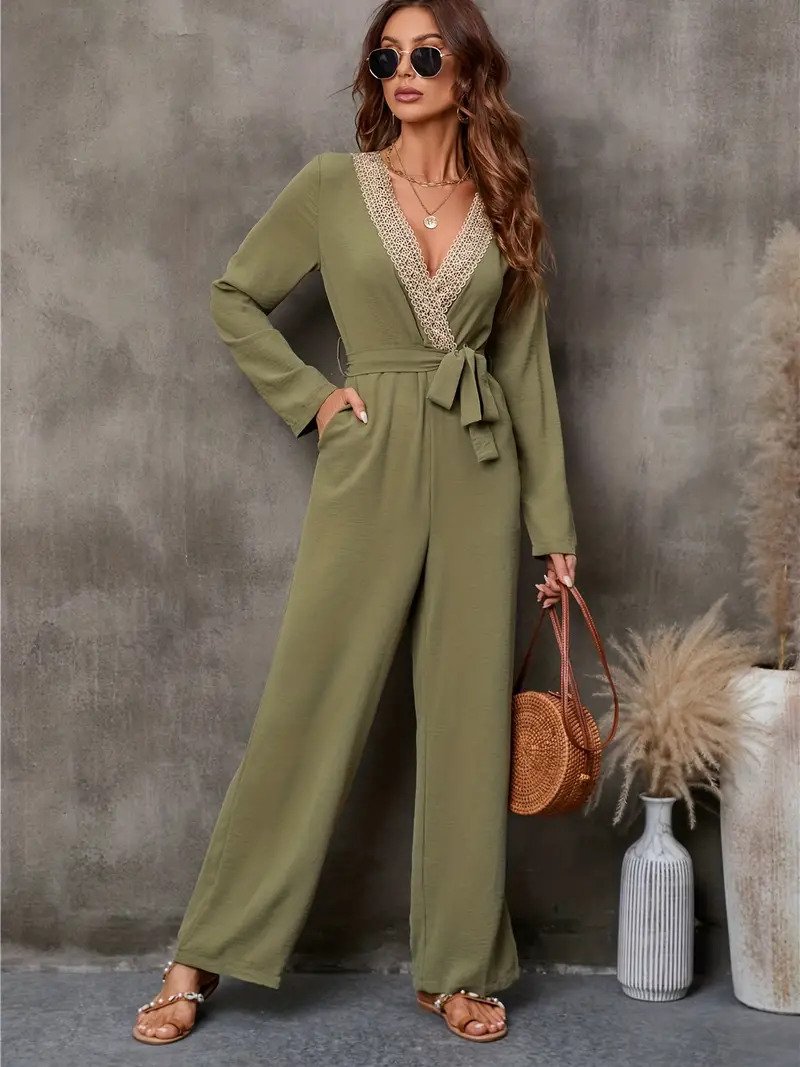 Norelya | Jumpsuit Elegante de Manga Larga para Mujer