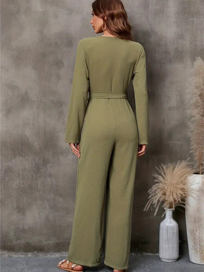 Norelya | Jumpsuit Elegante de Manga Larga para Mujer