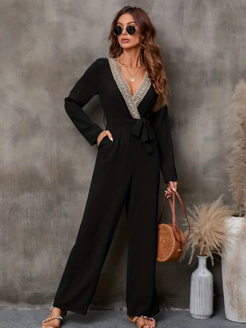 Norelya | Jumpsuit Elegante de Manga Larga para Mujer